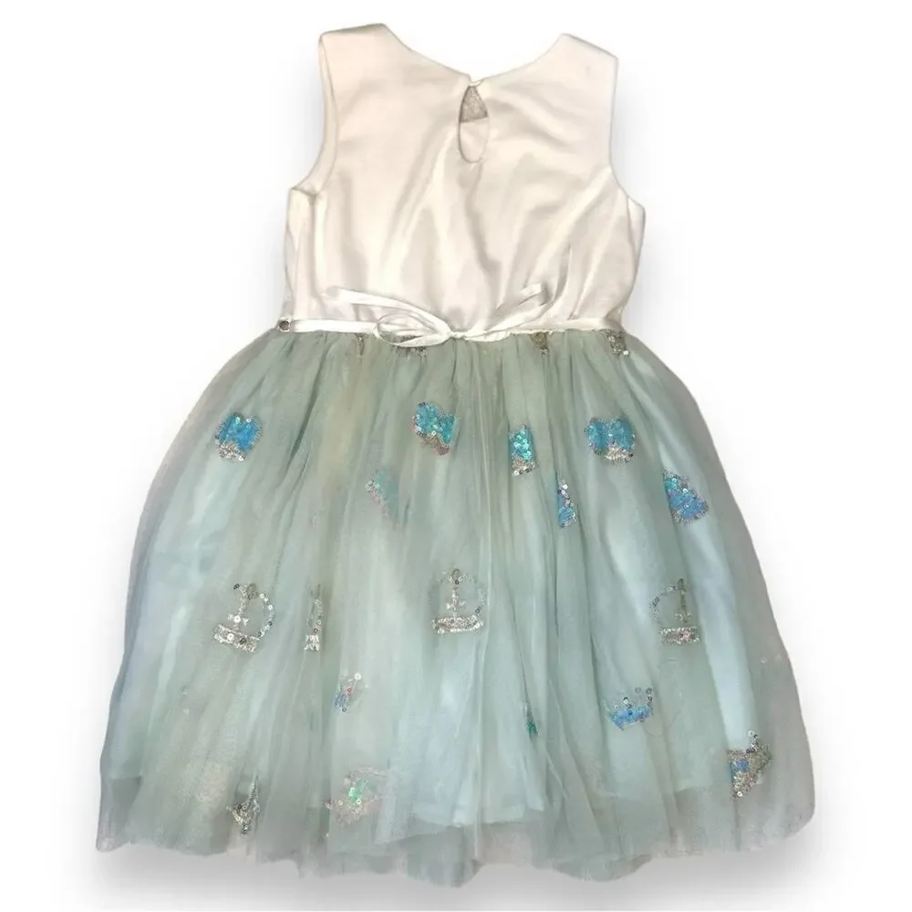 Zunie - Girls Crown Tulle Dress